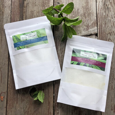 Foaming CBD Bath Salts