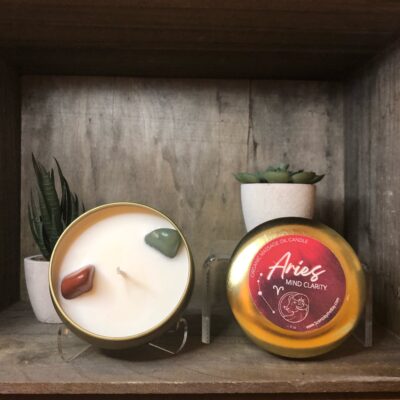 Aries Massage Oil Candle