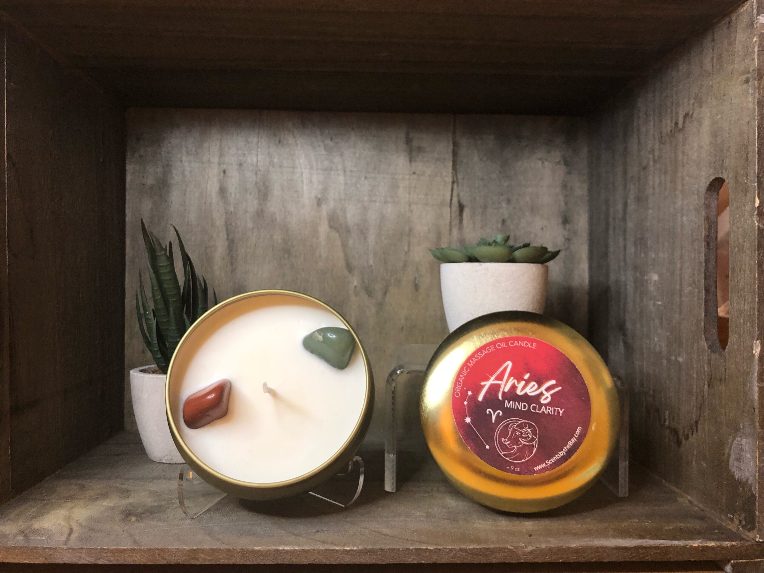Aries Massage Oil Candle