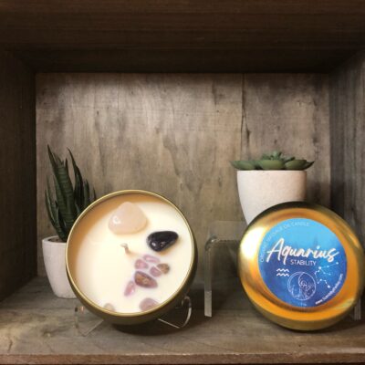 Aquarius Massage Oil Candle