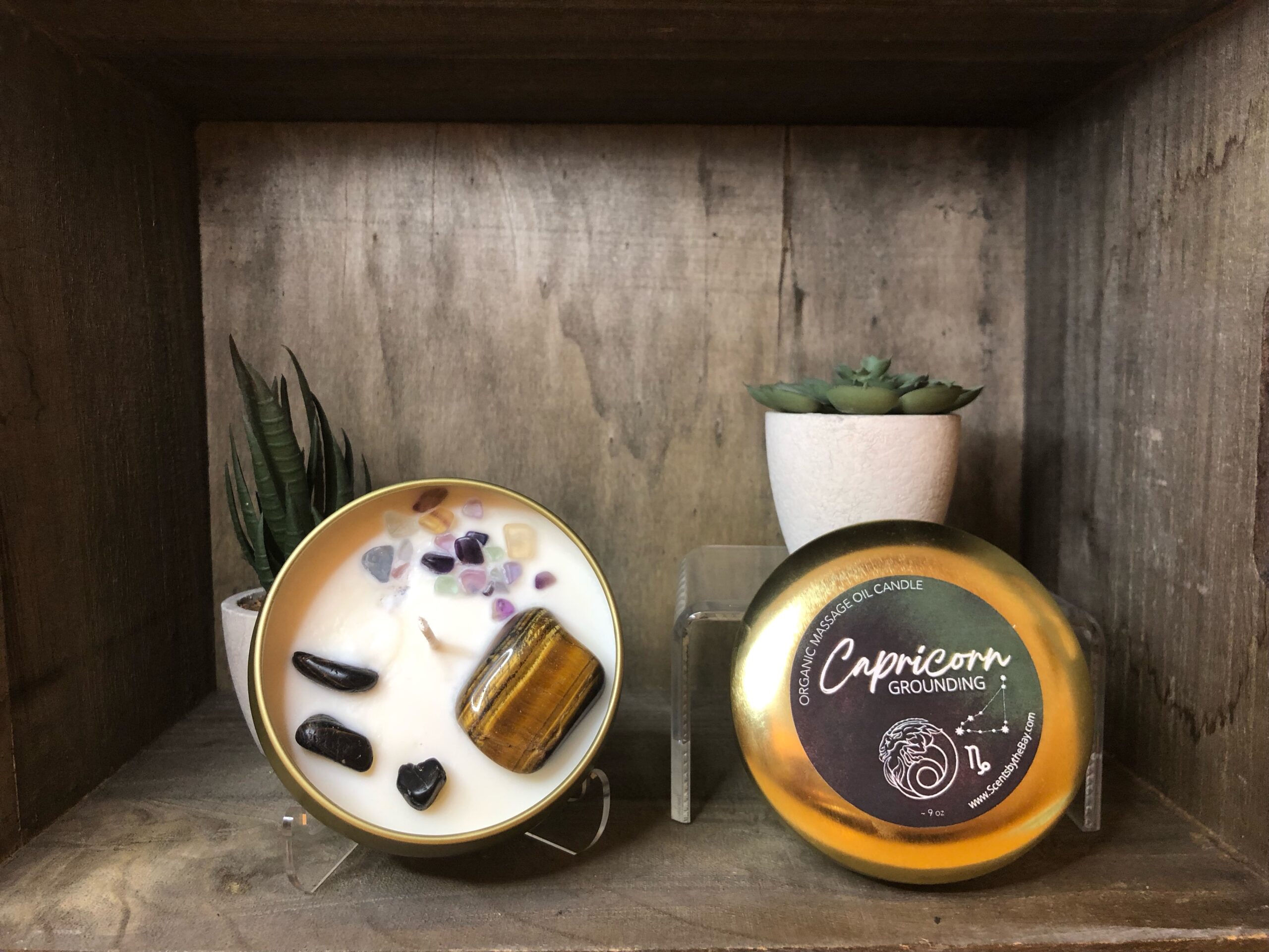 Capricorn Massage Oil Candle