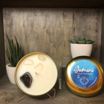 Gemini Massage Oil Candle