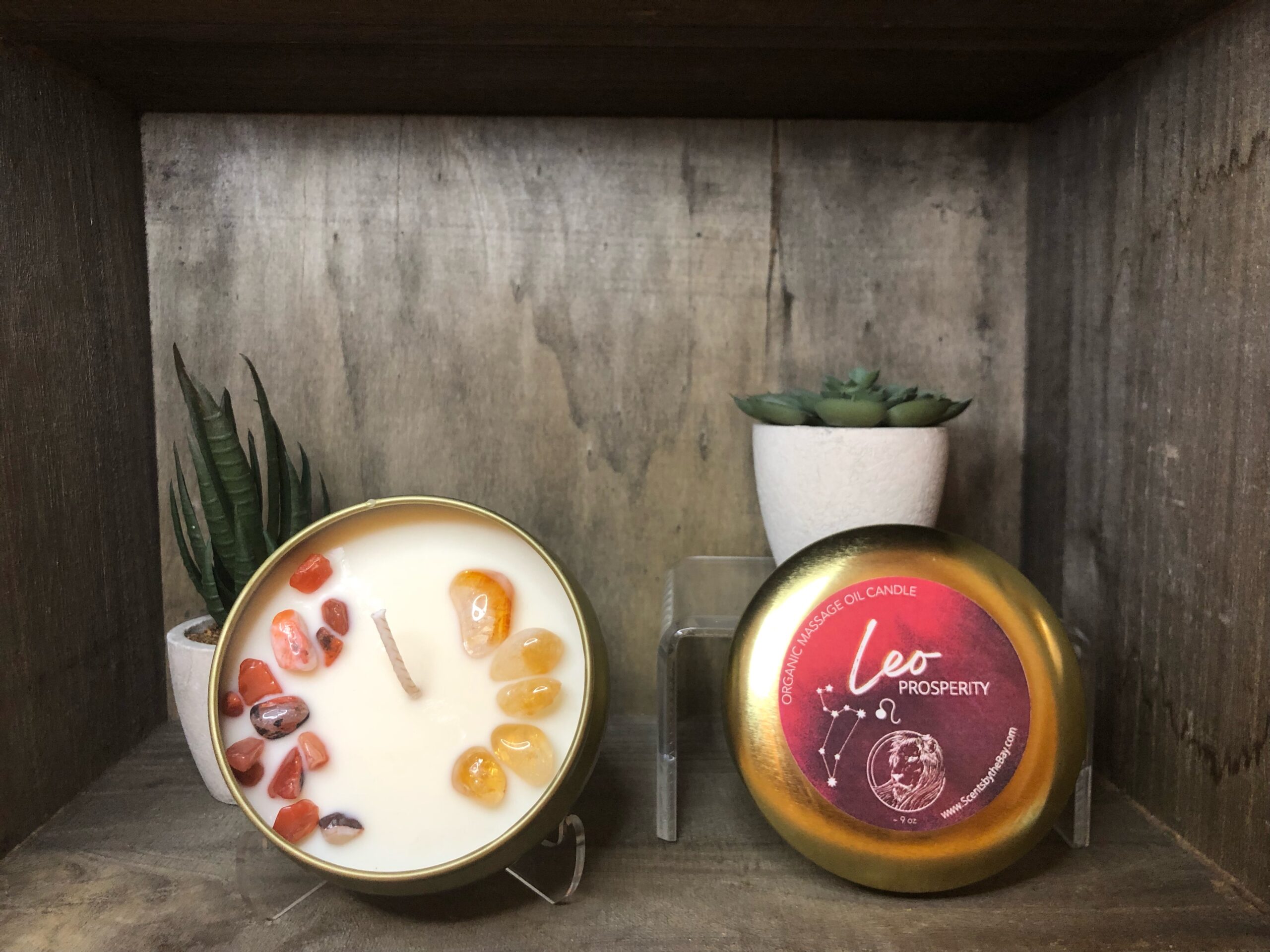 Leo Massage Oil Candle