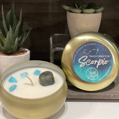 Scorpio Massage Oil Candle