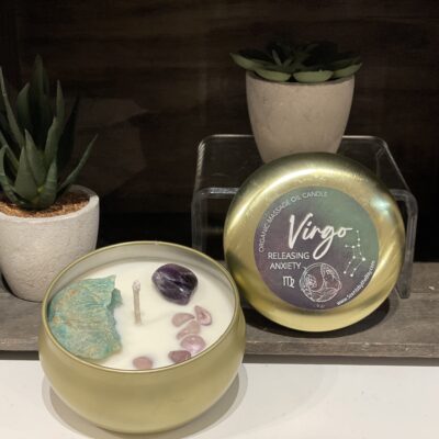 Virgo Massage Oil Candle