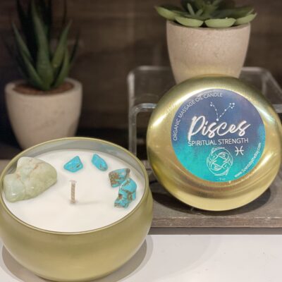 Pisces Massage Oil Candle