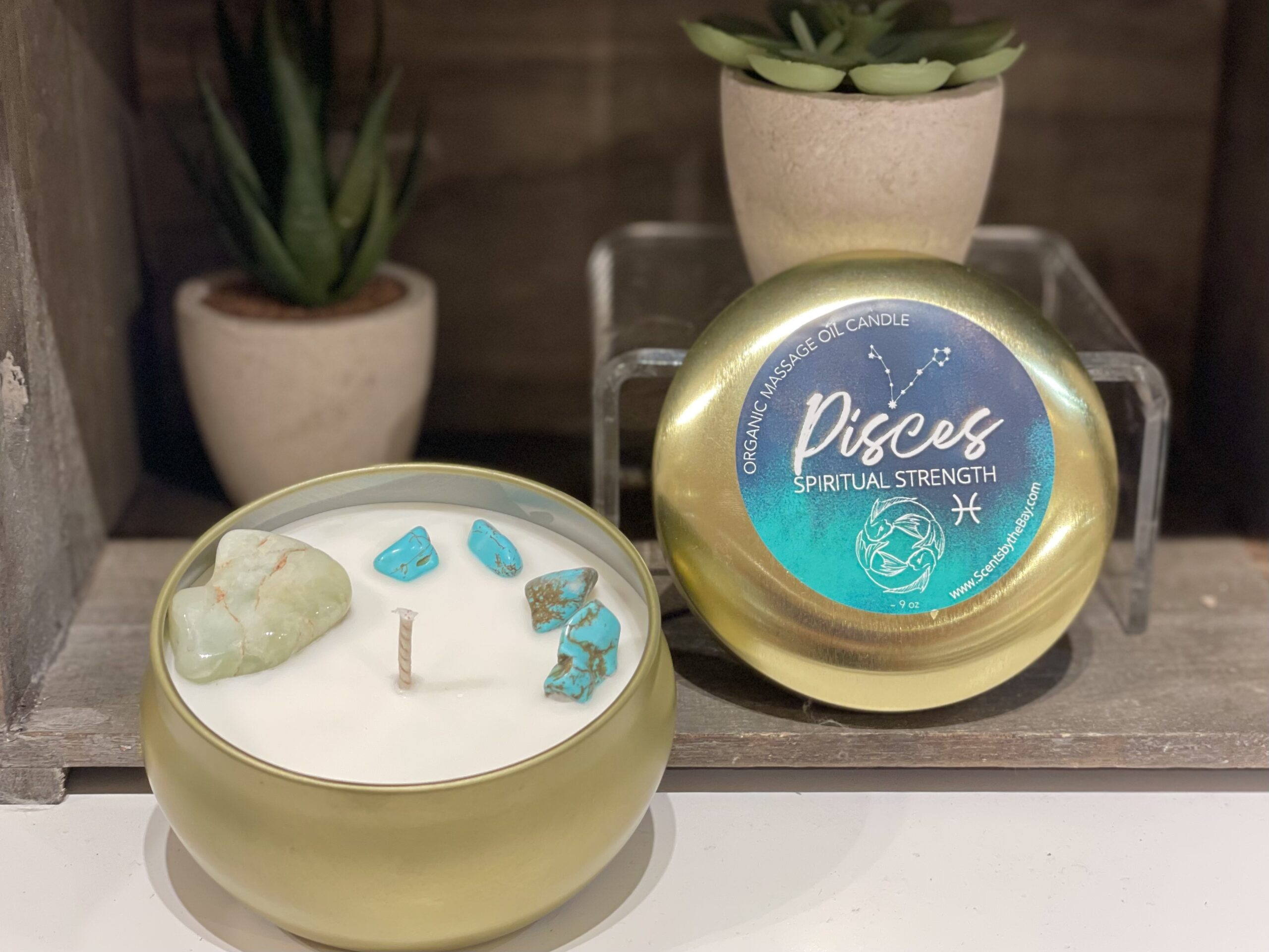 Pisces Massage Oil Candle