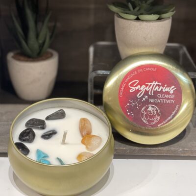 Sagittarius Massage Oil Candle