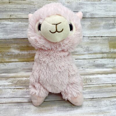 Pink Llama Warmie Junior