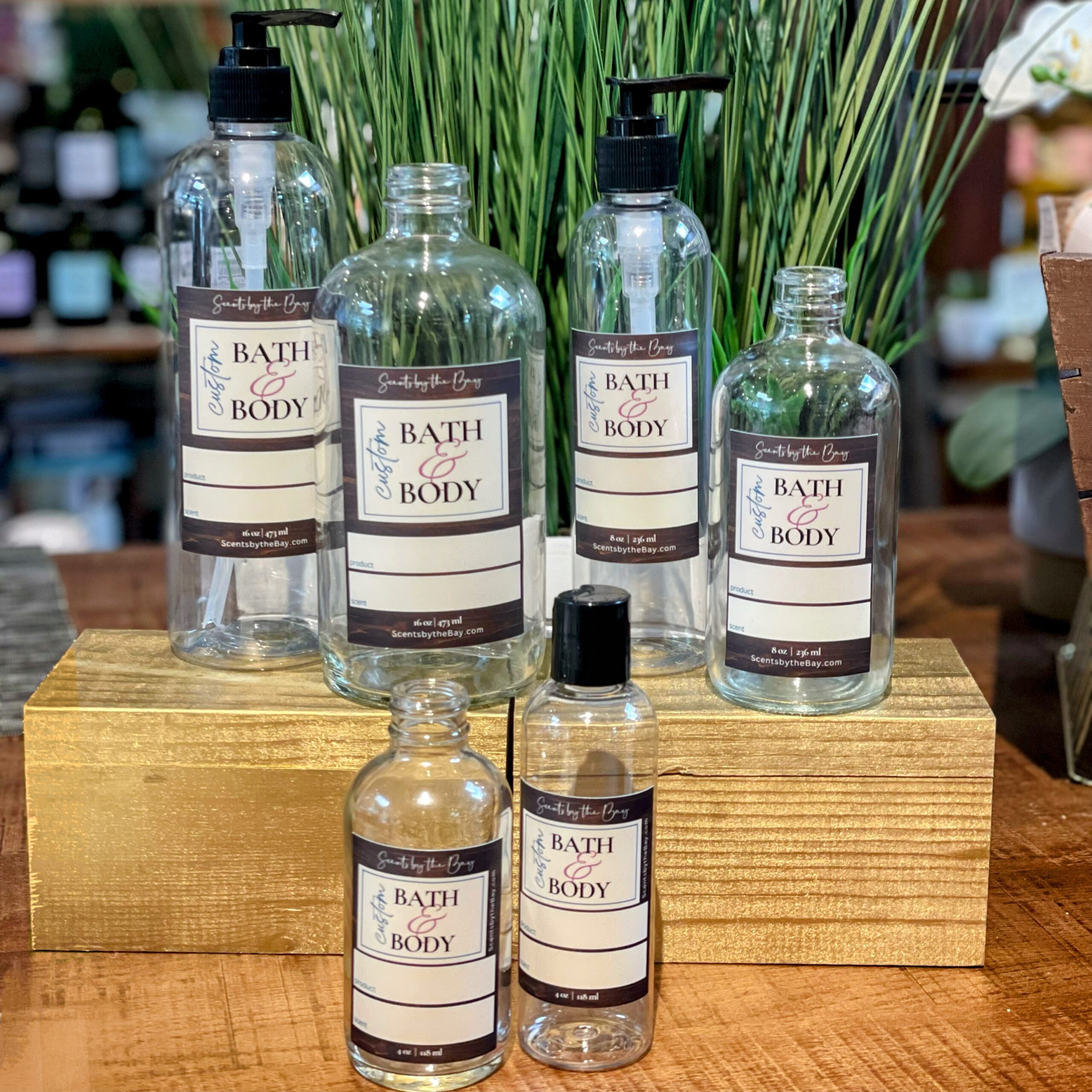 Custom Bath & Body Product Bottles