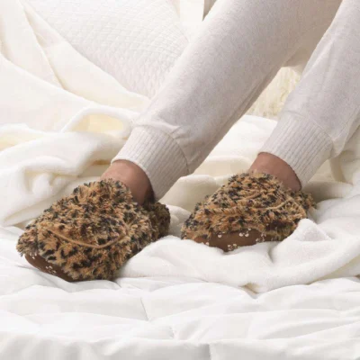 Warmies Slippers - Animal Print